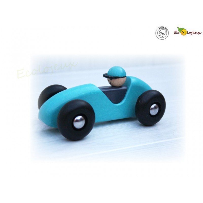 Petite Voiture à Friction en bois Voiture de Course Vilac® - Ekobutiks® l  ma boutique écologique