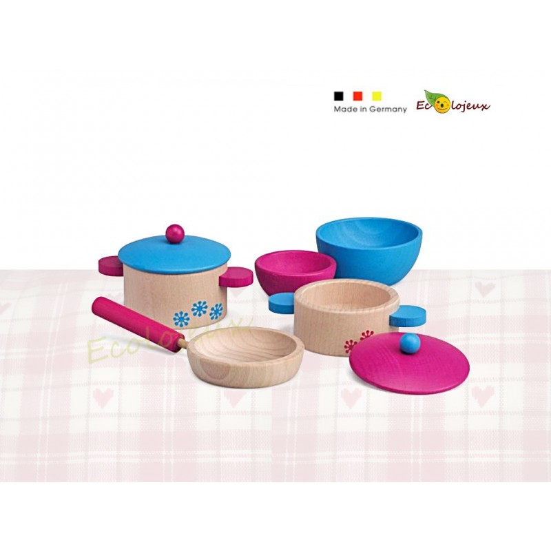 Dinette Set Cuisson Dinette jouet Bois Jeux Waldorf Ecole MAternelle Montessori