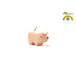 figurine bois animal cochon jouet ferme