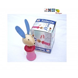 Cadeau naissance bio naturel - Jouet Bois Lapin Anni Selecta