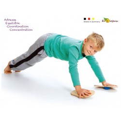 jeu sensoriel pieds nus JEU EQUILIBRE BOIS ERZI THERAPIE SPORT