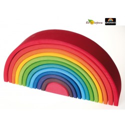 Arc en ciel Grimm's 12 pièces 10670 Jouet bois inspiration waldorf steiner