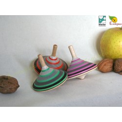 Toupie en bois Lord Grey Mader WOODEN SPINNING TOP TOUPIE BOIS COLLECTIONNEUR