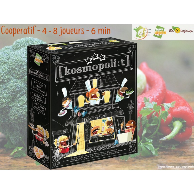 Kosmopoli:t Jeu coopératif d'ambiance  Editions Opla- 10 ans - adulte Jeu français original Cosmopolit
