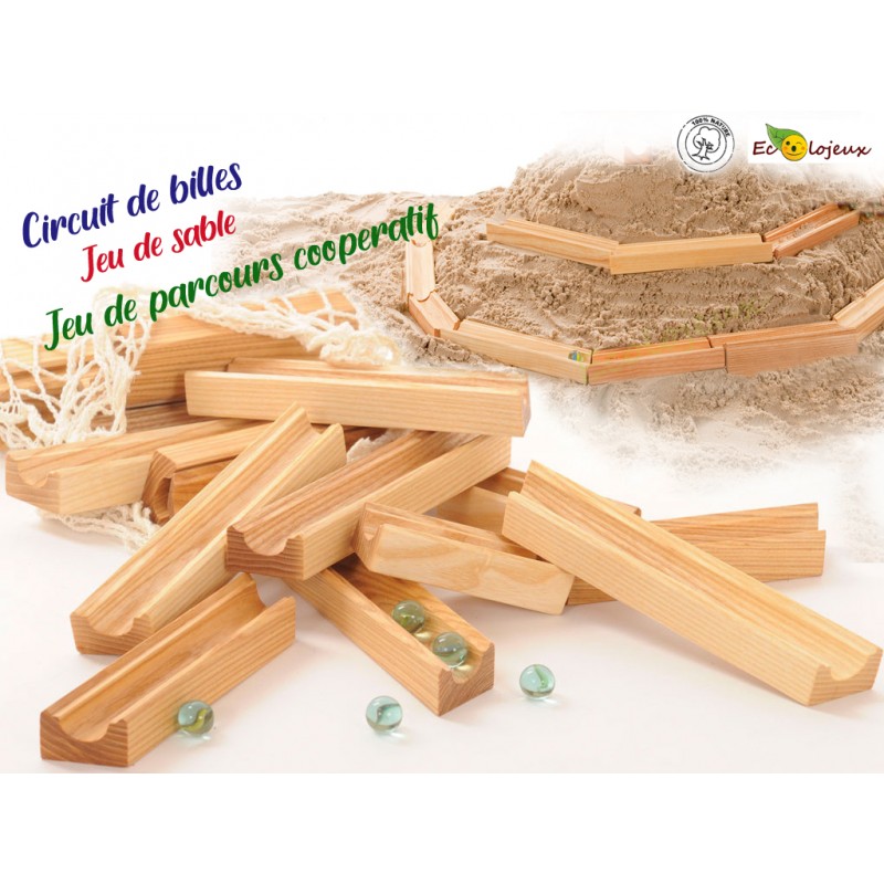 JEU DE BILLES EN BOIS