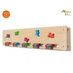 Jeu en bois crèche Erzi Jeu de manipulation Mur Fantômes 42265 Adresse équilibre motricité coordination concentration