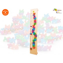 Jeu en bois crèche Erzi Jeu de manipulation Mur Fantômes 42265 Adresse équilibre motricité coordination concentration