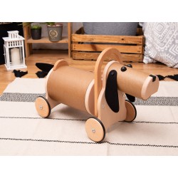 Trotteur Enfant chien Trotteur bois carton Fabricant Bajo  Jouets écologiques naturels