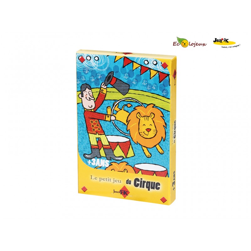 Petit jeu du cirque - Jeu de cartes 3 - 6 ans Jeux FK Jeu français jeu joyeux coloré ludique