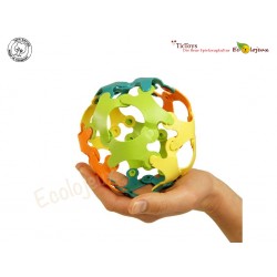 Jeu de 5 balles en bioplastique