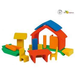Maison de poupées Bois Multicolore Tout en1 Puzzle 3D bois Gluckskafer Jouet bois Waldorf