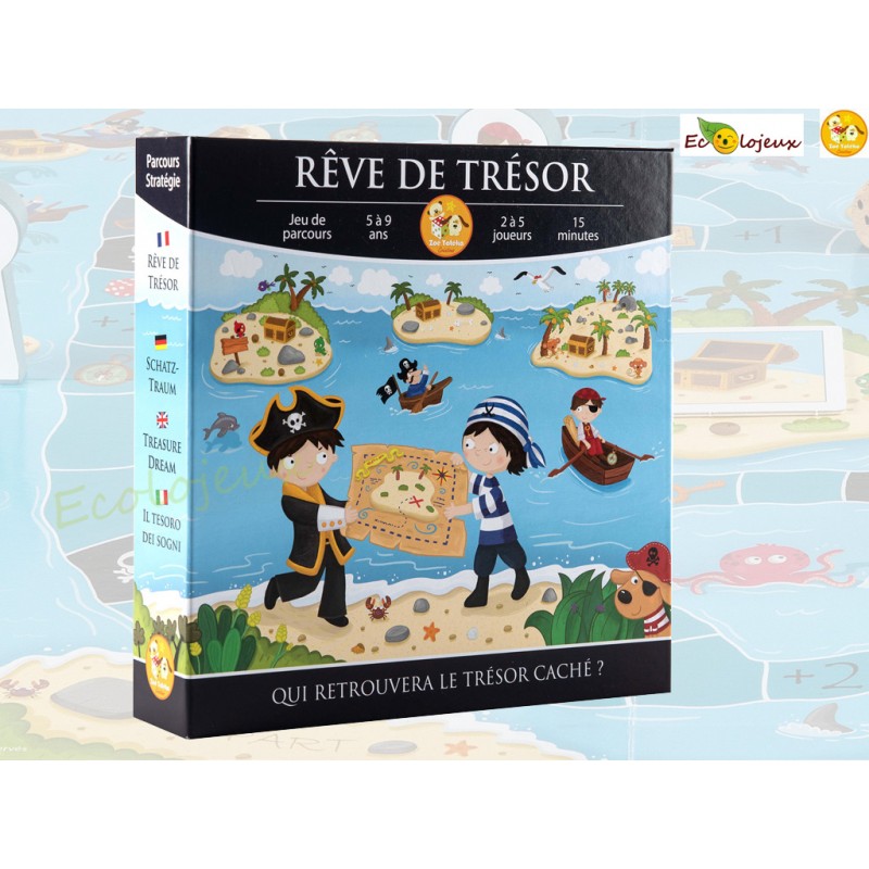 Rêve de pirates jeu cooperatif enfants coopération