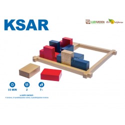 Ksar Jeu de stratégie en bois Ludarden 2 joueurs