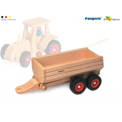 jouet bois Remorque pour Tracteur Bois Fagus ou autre véhicule Fagus Fa 1031