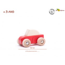 Voiture à friction jouet bois Bajo Jeu nature 49410 RElais assistant maternel