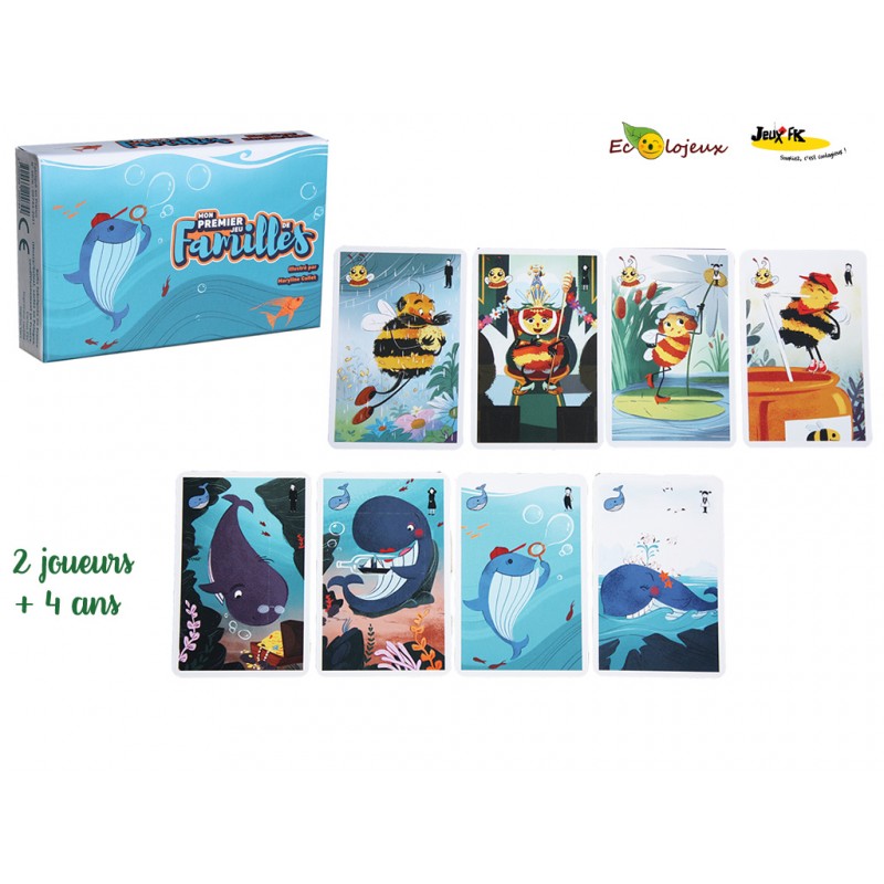 Mon 1er jeu de familles - Jeu de cartes 3-6 ans Jeux FK fabriqué en France