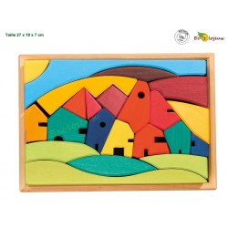 Puzzle en bois 3D - Paysage Fantaisie Gluckskafer