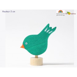 Figurine pour décoration - Oiseau Vert Grimm's Couronne anniversaire  Waldorf