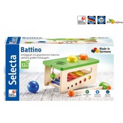 Battino Jouet à marteler en bois Selecta 62928 Jouet bois