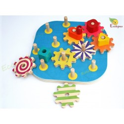 PROMO JOUET BOIS Jouet éveil Bébé Mécanico Selecta 62935 Kurbelpass