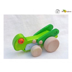CADEAU NAISSANCE BIO ORIGINAL jouet bois ecolo Sauterelle à friction Jouet original naturel
