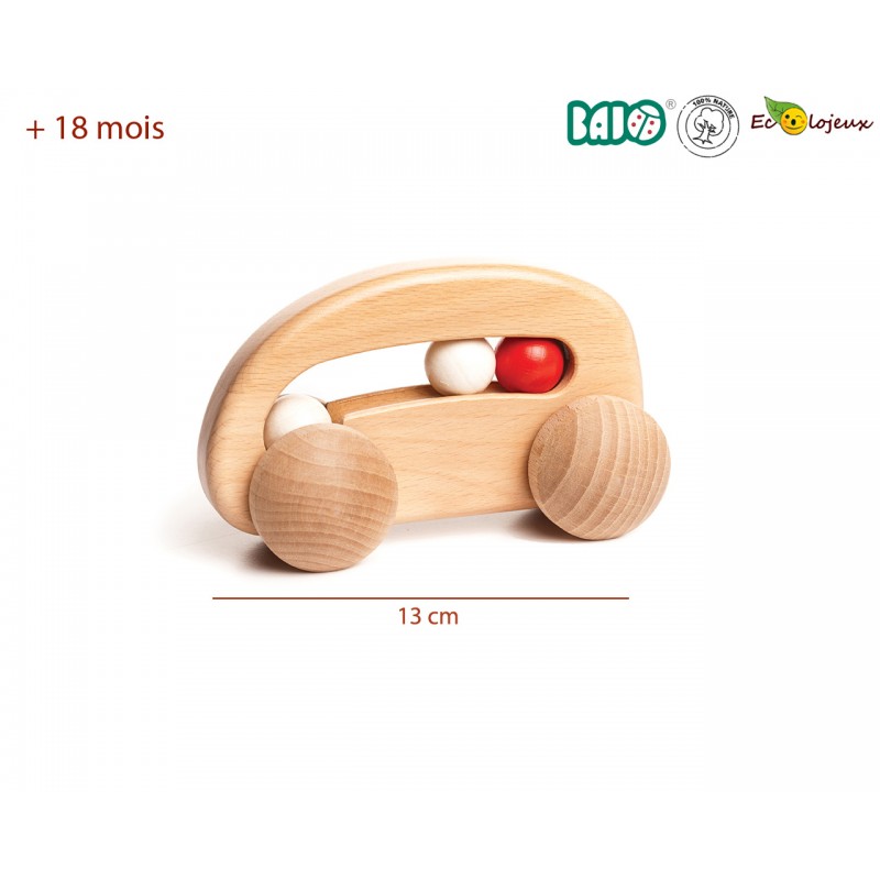 Voiture en bois pour les petits Jouet bois