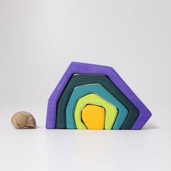 Jouet bois Inspiration Waldorf jeu libre mineral Grimm's