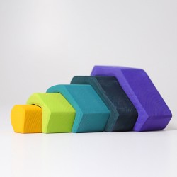 Jouet bois Inspiration Waldorf jeu libre mineral Grimm's