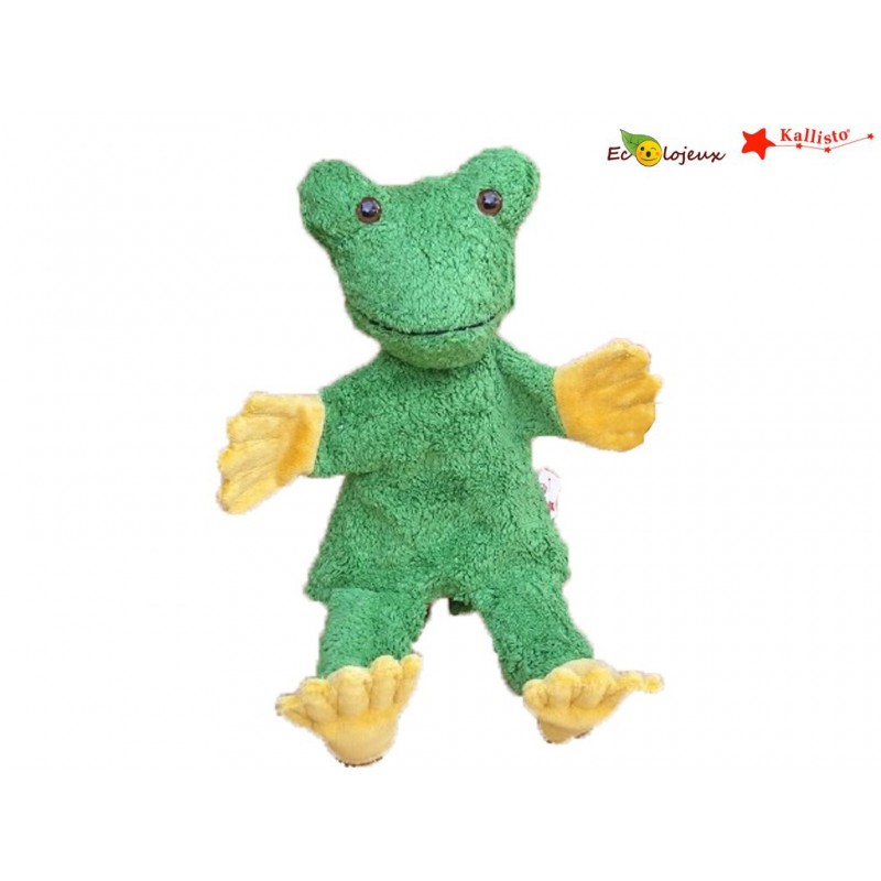 Marionnette à main Grenouille tissu MARIONNETTE Cadeau naissance bio Cadeau naissance Jouet Bois Jouet naturel, Jouet Waldorf