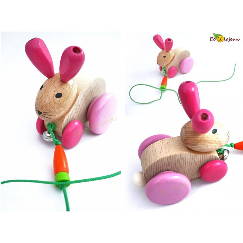 Petit lapin en bois holztiger - jouet en bois pour enfant