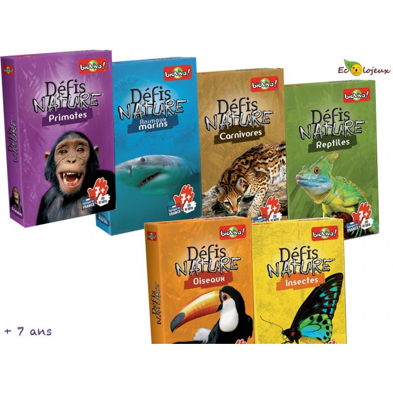 Défis Nature Bioviva Jeu de cartes