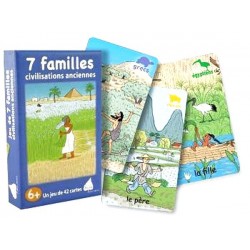 Jeu Nature Betula Exbrayat éditions Jeu 7 familles Civilisations