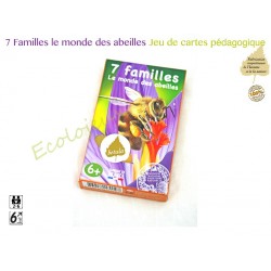 Editions Bétula Made in France Jeu abeilles Jeu société français jeu cartes : 7 Familles le mondes des abeilles